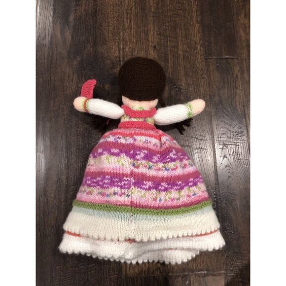 Topsy Turvey Knit Plush Handmade Doll - 2 Dolls in One - Reversible Happy Sad - Picture 14 of 16